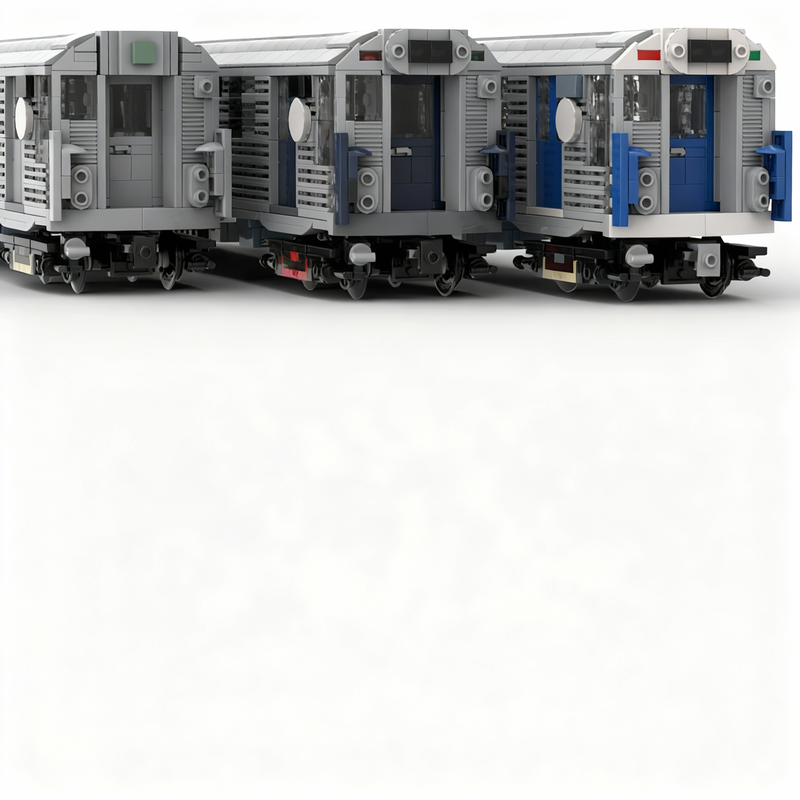 1245 ชิ้น MOC NYC รถไฟใต้ดินไบ - Kids Toys Nyc บทวิจารณ์และราคา