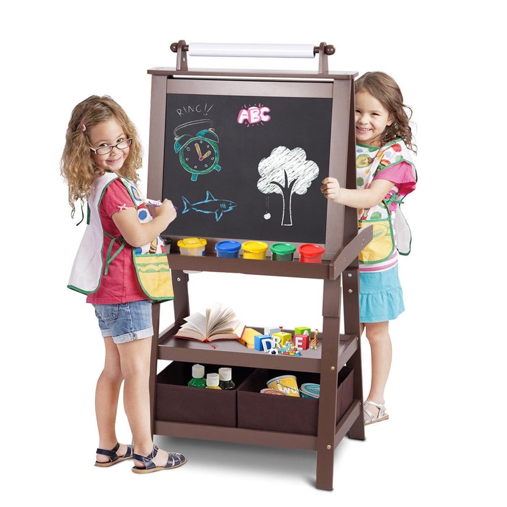ขาตั้งวาดรูปสำหรับเด็กพร้อมกล่ - Kids Art Easel บทวิจารณ์และราคา