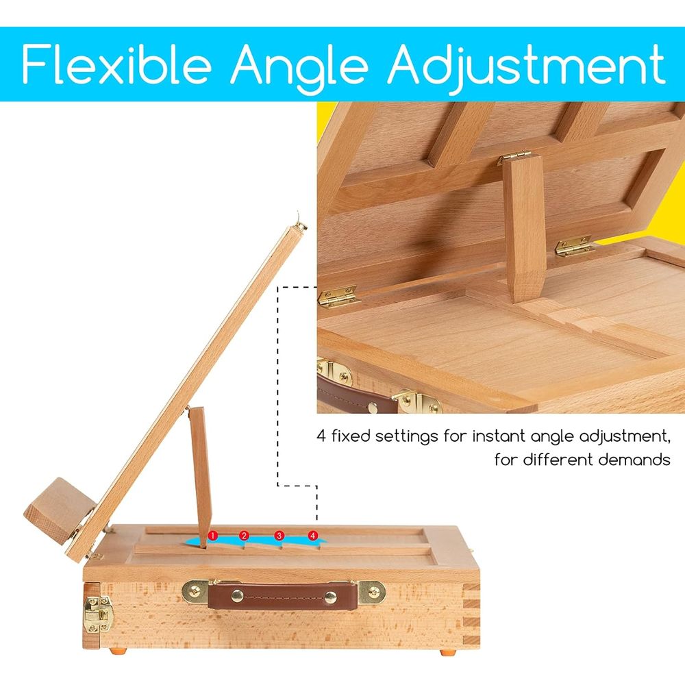 ขาตั้งโต๊ะไม้เนื้อแข็งแบบพกพาส - Kids Art Easel บทวิจารณ์และราคา