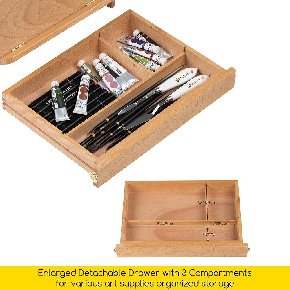 ขาตั้งโต๊ะไม้เนื้อแข็งแบบพกพาส - Kids Art Easel บทวิจารณ์และราคา
