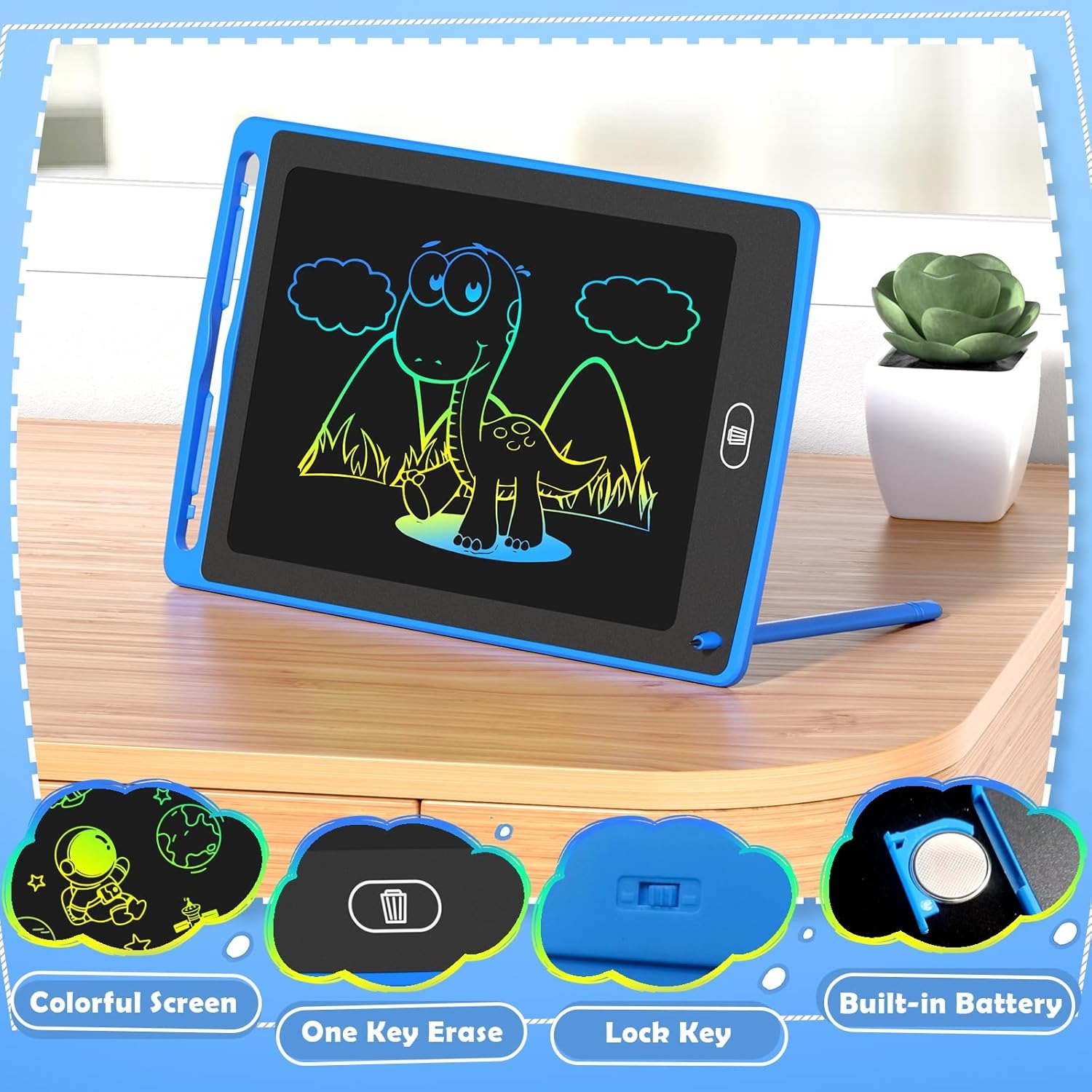 แพ็คแท็บเล็ตเขียน LCD สำหรับเด - Kids Toys Drawing บทวิจารณ์และราคา