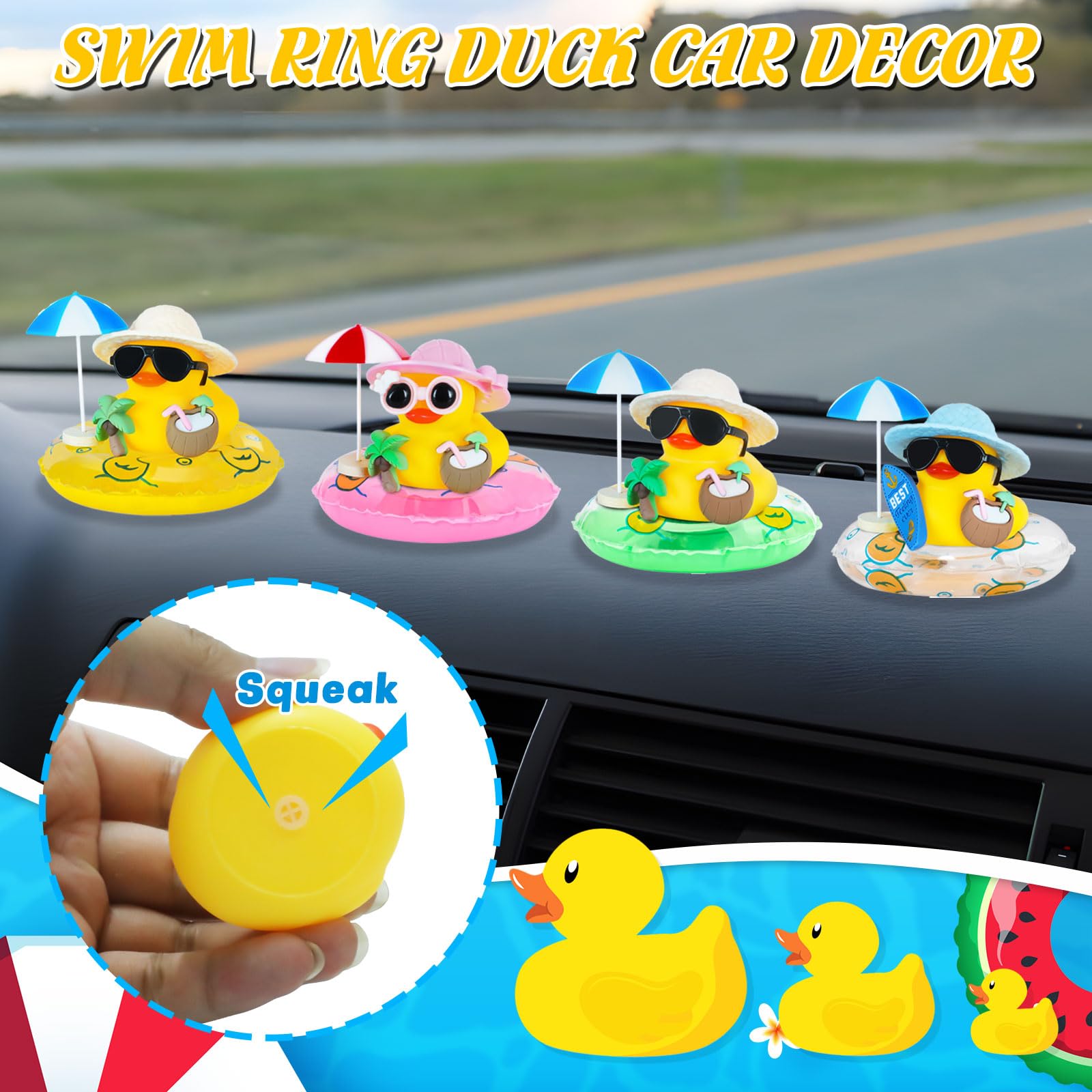 เป็ดยางเครื่องประดับรถเป็ดส่งเ - Rubber Duck Bath บทวิจารณ์และราคา