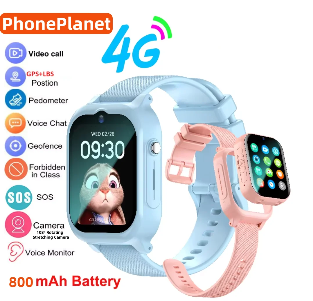 นาฬิกาสมาร์ทวอทช์เด็ก 4G พร้อม - Kids Smartwatch Gps บทวิจารณ์และราคา