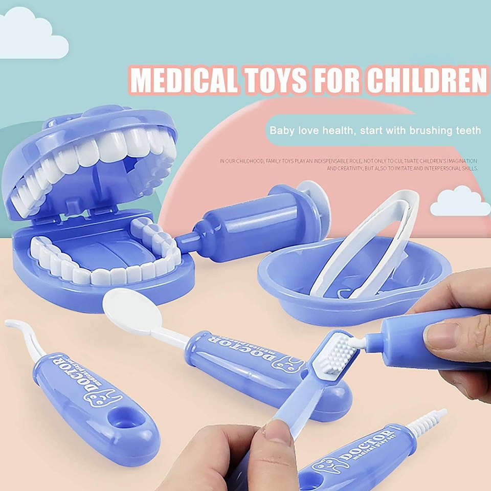 9 ชิ้นชุดทันตกรรมของเล่นทันตกร - Kids Toys Doctor Set บทวิจารณ์และราคา