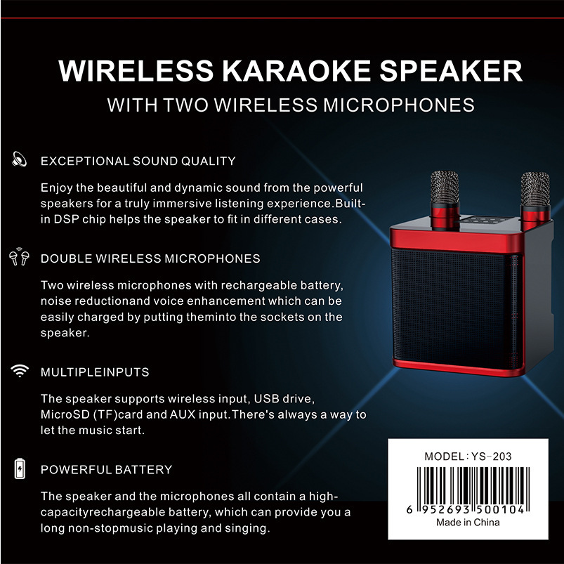 เครื่องคาราโอเกะสเตอริโอแบบพกพ - Kids Microphone Karaoke บทวิจารณ์และราคา