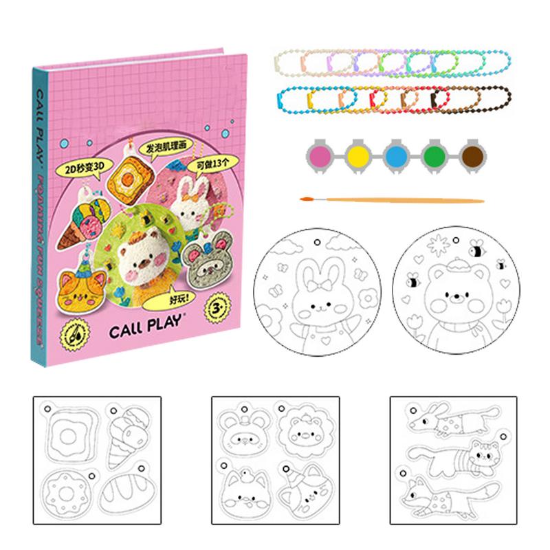โฟมกระดาษหัตถกรรมสําหรับเด็ก 3 - Kids Toys Drawing บทวิจารณ์และราคา