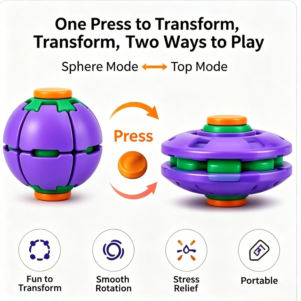 ของเล่นบรรเทาความเครียดแบบหมุน - Sensory Fidget Toys บทวิจารณ์และราคา
