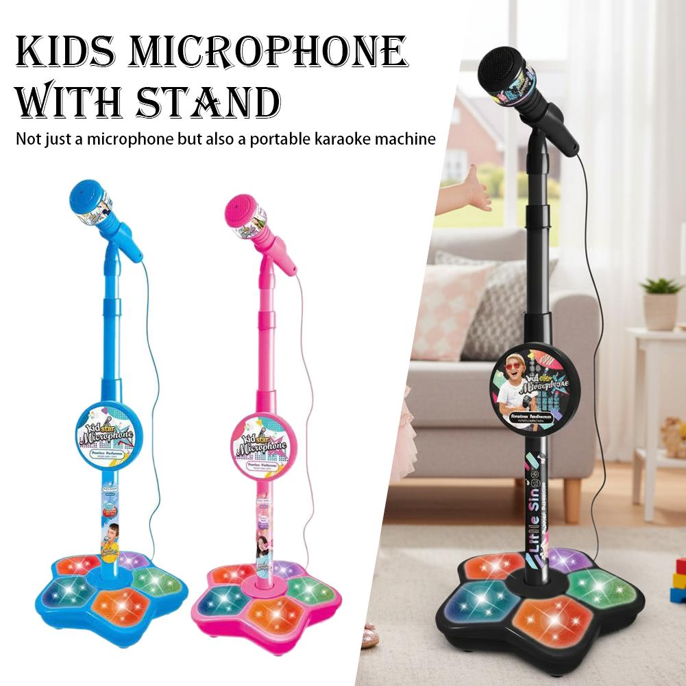 ไมโครโฟนสำหรับเด็กพร้อมขาตั้ง  - Kids Microphone Karaoke บทวิจารณ์และราคา